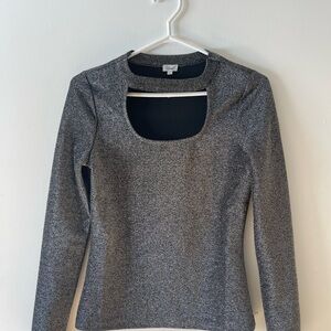 Kismet Metallic Long Sleeve Top